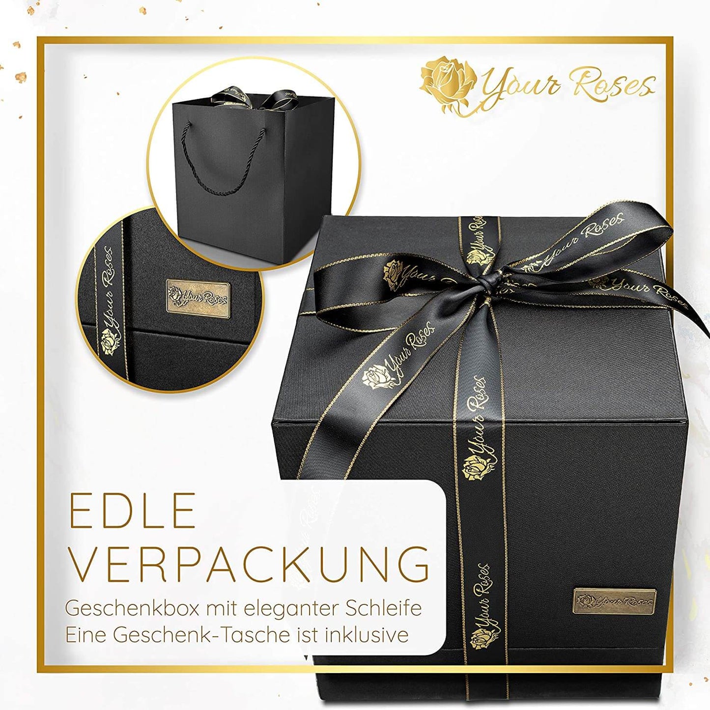 Premium-Rose im Glas in edler Geschenkbox – perfekte Präsentation für besondere Anlässe
